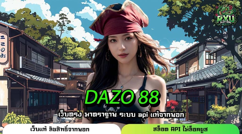 DAZO 88 ที่สุดแห่งเว็บตรง ปลอดภัยสูง การันตีจ่ายจริงทุกรางวัล