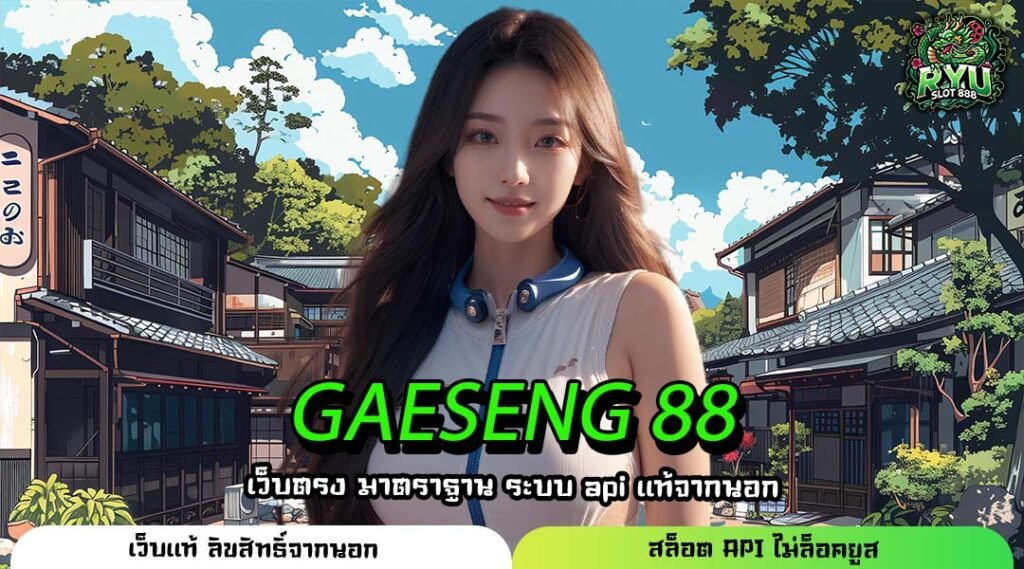GAESENG 88 ที่สุดแห่งเว็บตรงแตกง่าย การันตีคืนยอดเสียทุกวัน